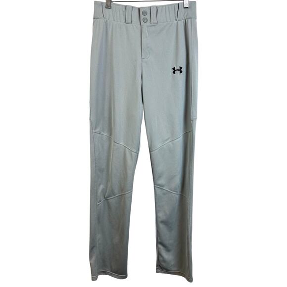Under Armour Gray Baseball Pants Loose Heat Gear Men's S Small - Picture 1 of 11
